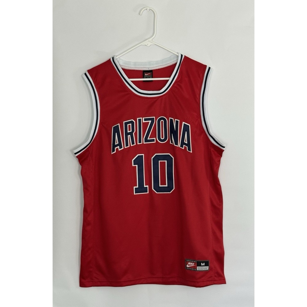 Nike Arizona Wildcats #10 Peat Basketball Jersey Red Men's Medium NCAA Stitched